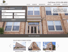 Tablet Screenshot of citycenterproperties.com